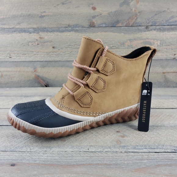 Sorel Out N About Plus Women's Elk  Waterproof Winter Boot - Picture 3 of 9